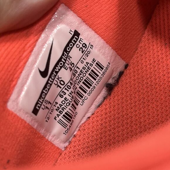 Nike Mens Size US 11 Eric Koston 2 Max Hot Lava Lace Up Athletic Sneakers - Picture 8 of 10